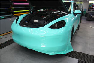 執(zhí)掌潮流，卡宴全車貼水晶蒂芙尼藍(lán)——解鎖汽車改色終極美學(xué)